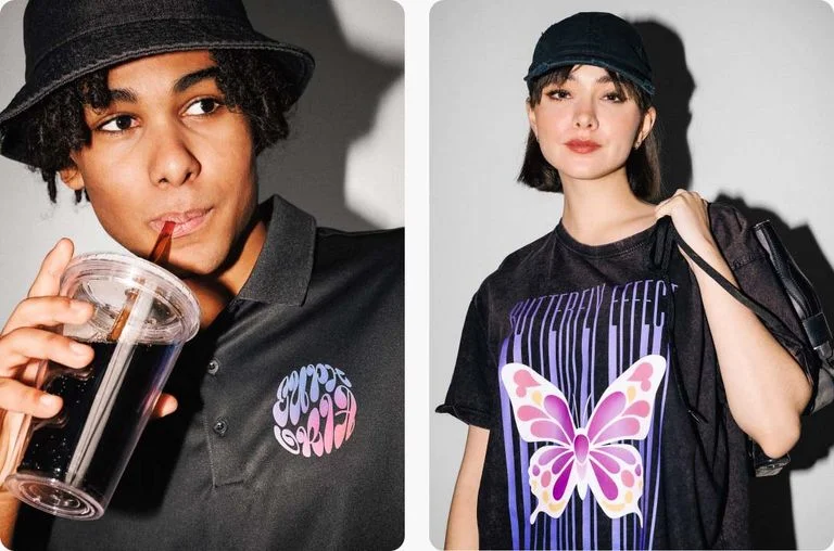 Ejemplos de diseños DTF