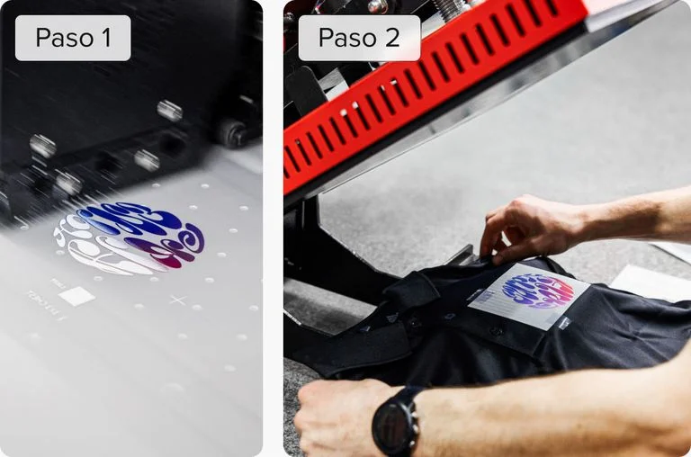 Paso 1 del proceso DTF